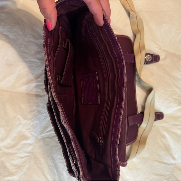 Coach Plum Signature Crossbody Bag w/ Matching Passport Holder (Set) - Picture 5 of 10